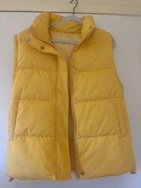 Sunny Yellow Puffer Vest